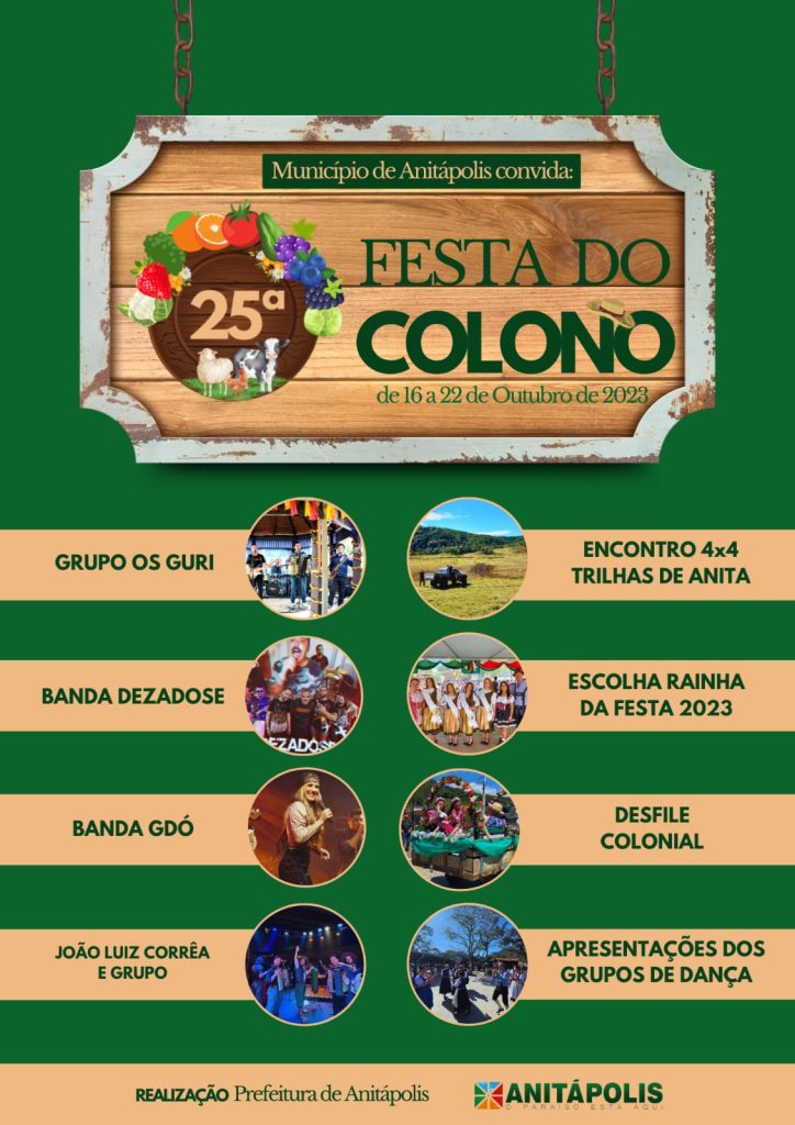 Atrações - Festa do Colono 2023