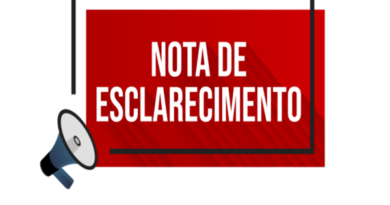 Comunicado Importante, nota de esclarecimento